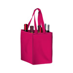 Reusable 6-Bottle Wine Tote Bag