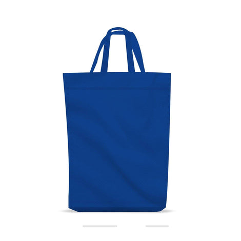 Handle Custom Non-Woven Tote Bags with 2 Inch Bottom Gusset